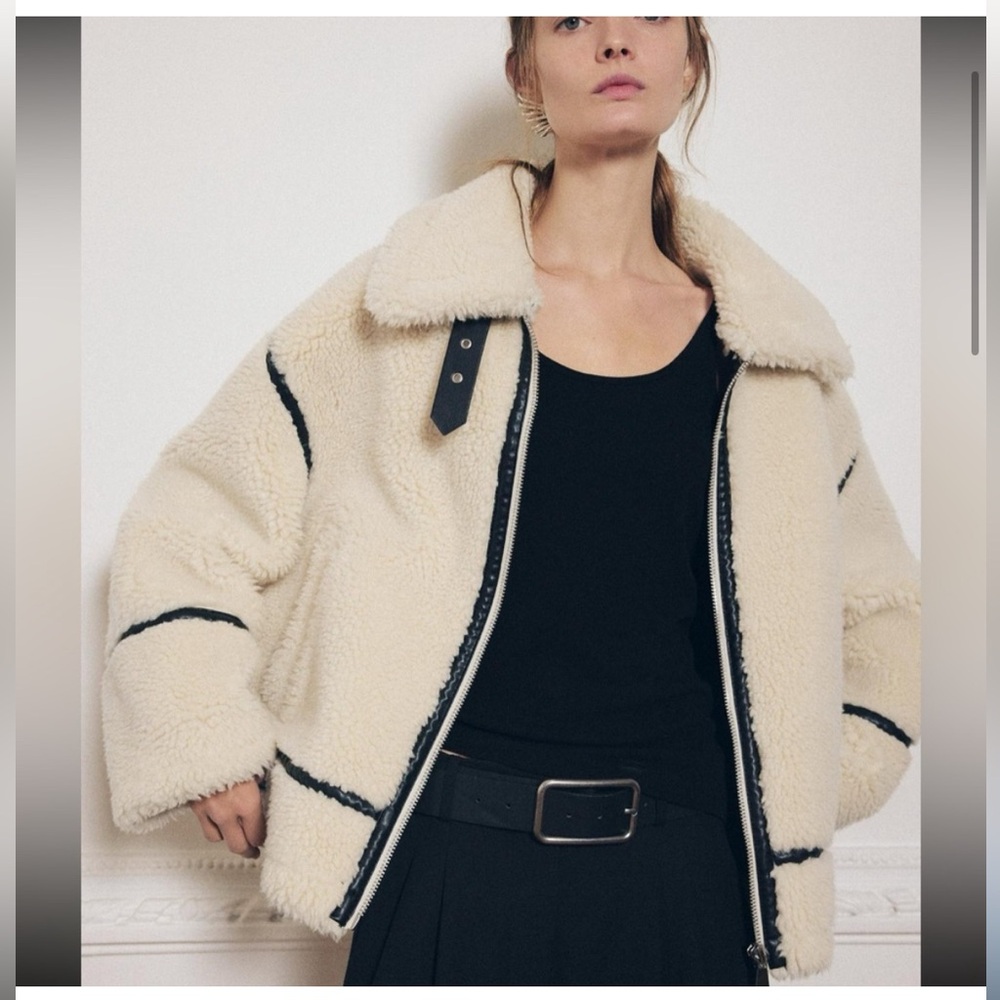 Like New Zara Shearling Jacket